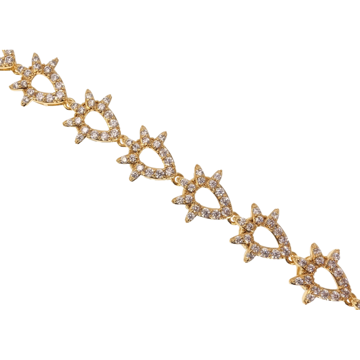 Браслет Xuping Позолота 18K Инкрустация цирконием размер с доп.замком 16,18.5см х 10мм фото №23 Браслет Xuping Позолота 18K Инкрустация цирконием размер с доп.замком 16,18.5см х 10мм фото №23