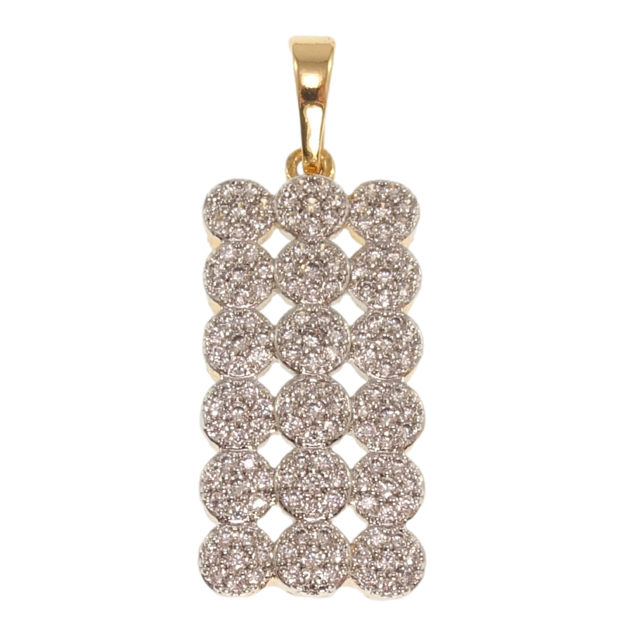 Кулон Xuping Позолота 18K+ Родій Інкрустація цирконій для ланцюжка до 5мм фото №1