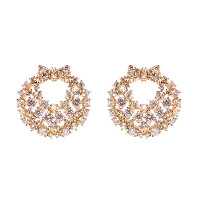 Сережки Xuping Позолота 18K пусети Інкрустація цирконієм фото №1