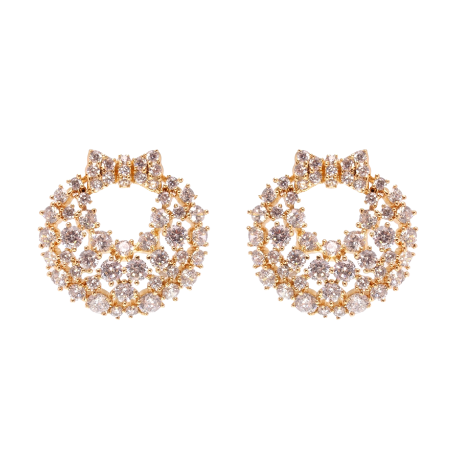 Сережки Xuping Позолота 18K пусети Інкрустація цирконієм фото №1