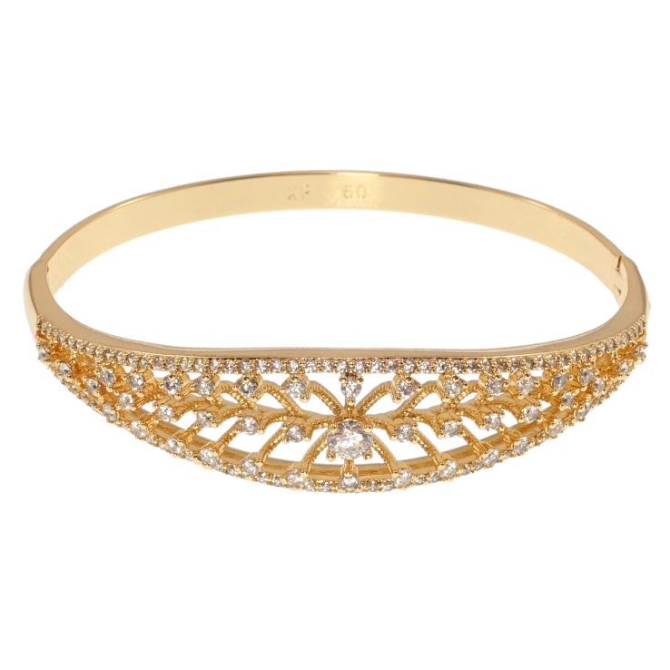 Браслет Xuping Позолота 18K Инкрустация цирконием ø 6см фото №24 Браслет Xuping Позолота 18K Инкрустация цирконием ø 6см фото №24