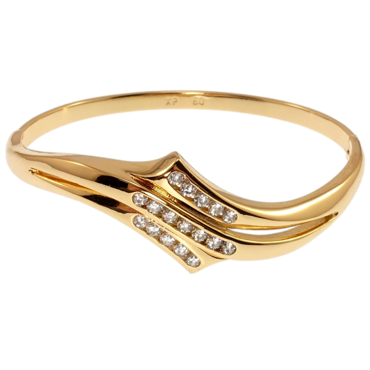 Браслет Xuping Позолота 18K Инкрустация цирконием ø 6см фото №25 Браслет Xuping Позолота 18K Инкрустация цирконием ø 6см фото №25