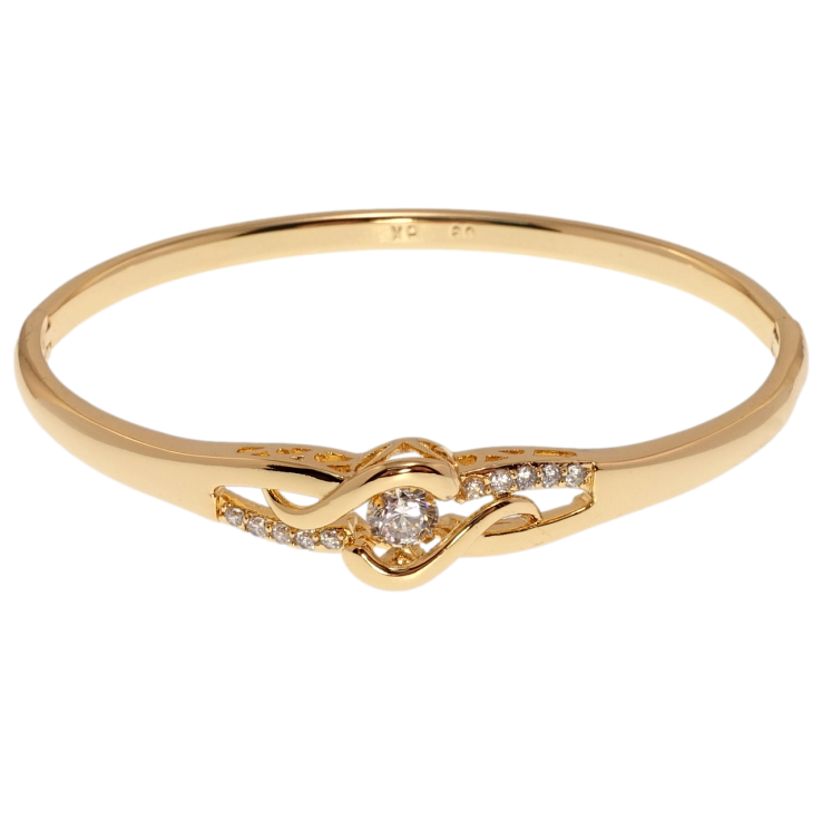 Браслет Xuping Позолота 18K Танцующий кристалл ø 6см фото №22