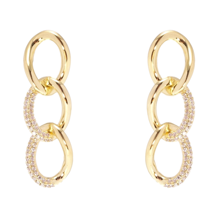 Серьги Xuping QQMM Позолота 14K пусеты Цепочка с цирконием фото №17 Серьги Xuping QQMM Позолота 14K пусеты Цепочка с цирконием фото №17