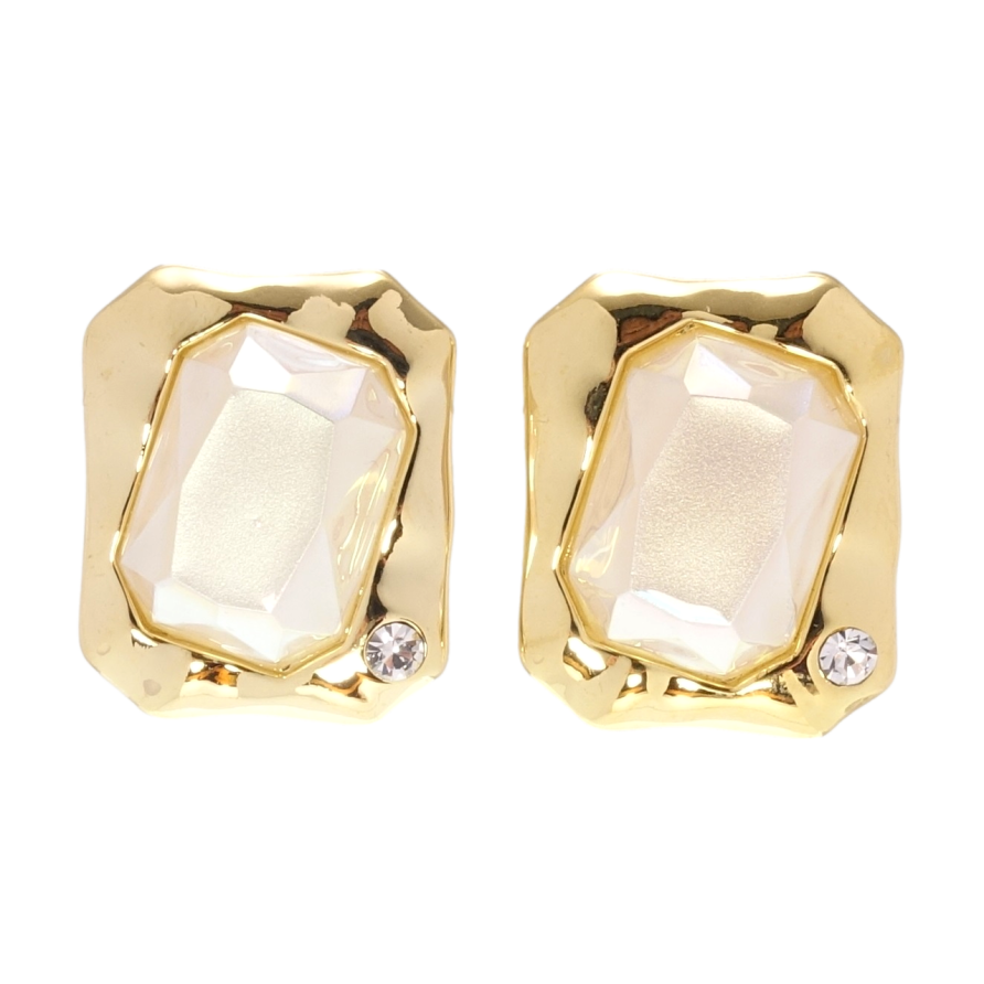 Серьги Xuping QQMM Позолота 14K пусеты Перламутровые вставки на одну сторону фото №1 Серьги Xuping QQMM Позолота 14K пусеты Перламутровые вставки на одну сторону фото №1