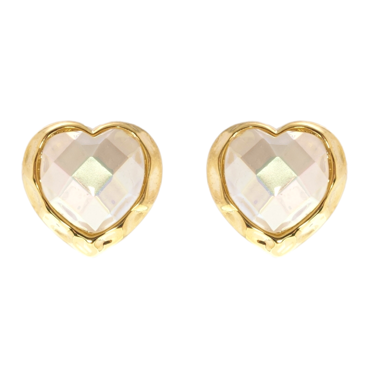 Сережки Xuping QQMM Позолота 14K пусети Сердечки з перламутровими вставками фото №25