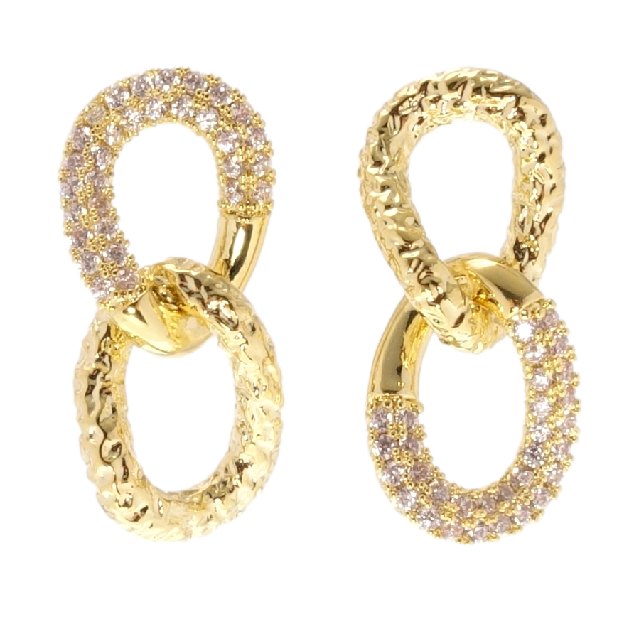 Серьги Xuping QQMM Позолота 14K пусеты Инкрустация цирконием фото №1 Серьги Xuping QQMM Позолота 14K пусеты Инкрустация цирконием фото №1