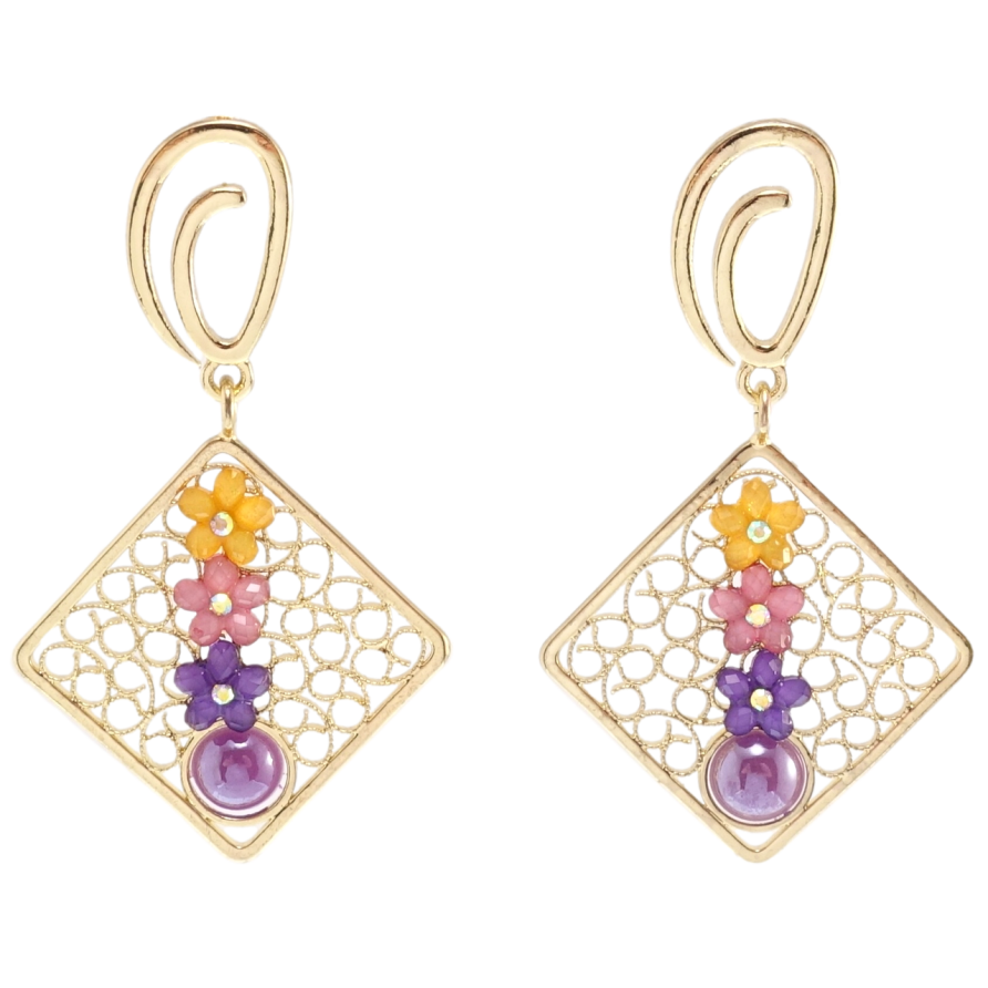 Серьги Xuping QQMM Позолота 14K пусеты Декоративные подвески фото №1 Серьги Xuping QQMM Позолота 14K пусеты Декоративные подвески фото №1