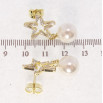Серьги Xuping QQMM Позолота 14K пусеты Звезды с жемчужными подвесками фото №2 Серьги Xuping QQMM Позолота 14K пусеты Звезды с жемчужными подвесками фото №2