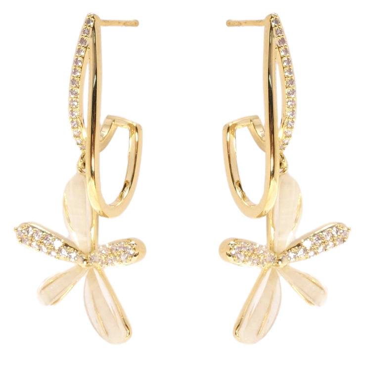 Серьги Xuping QQMM Позолота 14K пусеты Цветочки фото №25 Серьги Xuping QQMM Позолота 14K пусеты Цветочки фото №25