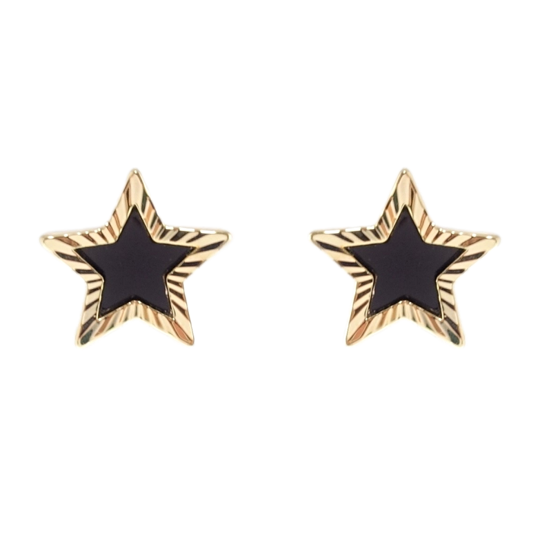 Серьги Xuping QQMM Позолота 14K пусеты Звезды фото №8