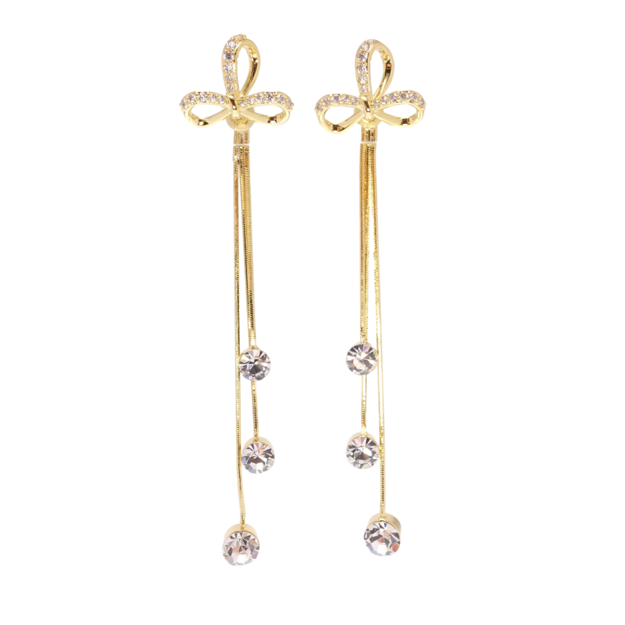 Сережки Xuping QQMM Позолота 14K пусети Декоративні підвіски фото №1 Сережки Xuping QQMM Позолота 14K пусети Декоративні підвіски фото №1