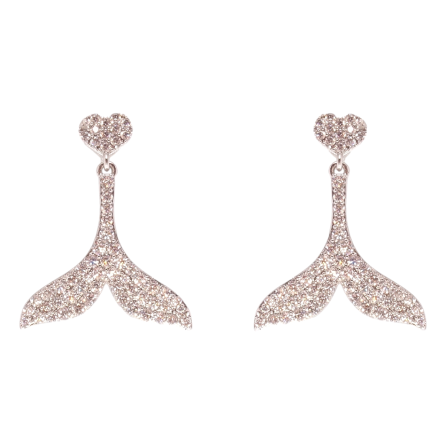 Серьги Xuping QQMM Родий пусеты Подвески инкрустация цирконием фото №1 Серьги Xuping QQMM Родий пусеты Подвески инкрустация цирконием фото №1