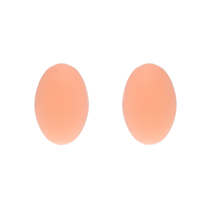 Сережки Xuping QQMM Родій пусети Овальні з покриттям Soft-touch фото №24