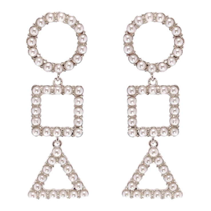 Сережки Xuping QQMM Родій пусети Фігурні підвіски фото №14