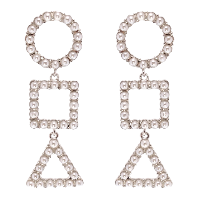 Сережки Xuping QQMM Родій пусети Фігурні підвіски фото №1