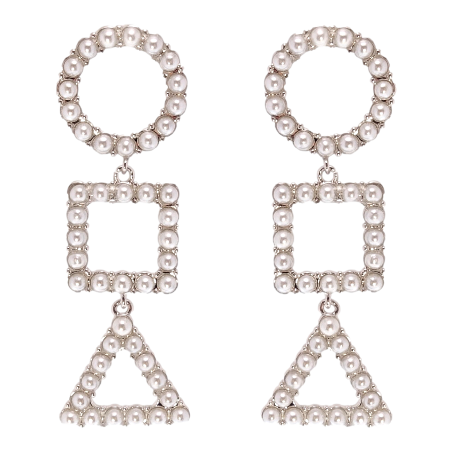 Сережки Xuping QQMM Родій пусети Фігурні підвіски фото №1