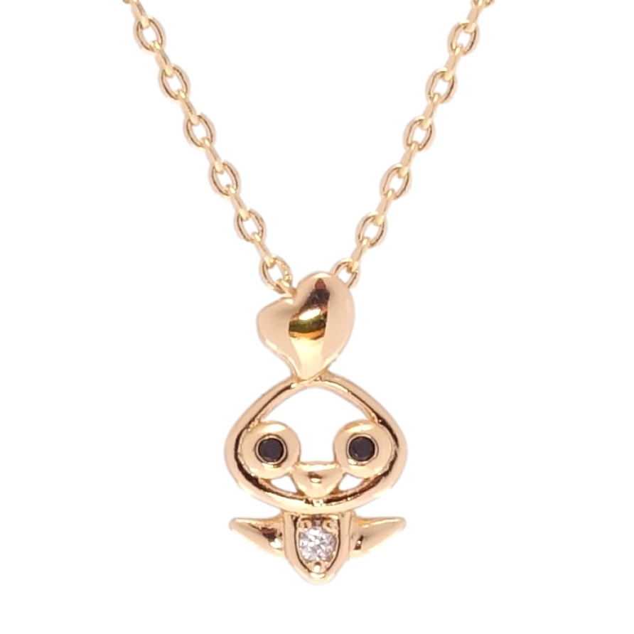 Кулон на цепочке Xuping QQMM Позолота 18K Птичка длинна 46,5-49,5мм х 1мм фото №1 Кулон на цепочке Xuping QQMM Позолота 18K Птичка длинна 46,5-49,5мм х 1мм фото №1