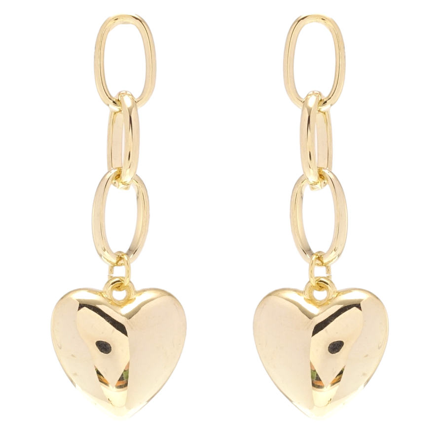Сережки Xuping JEAN GOUJON Позолота 14K пусети Сердечки фото №1 Сережки Xuping JEAN GOUJON Позолота 14K пусети Сердечки фото №1