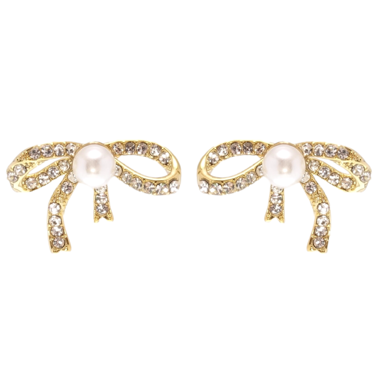 Сережки Xuping JEAN GOUJON Позолота 14K пусети Банти з перлами фото №24 Сережки Xuping JEAN GOUJON Позолота 14K пусети Банти з перлами фото №24