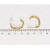 Сережки Xuping JEAN GOUJON Позолота 14K пусети колечки фото №2 Сережки Xuping JEAN GOUJON Позолота 14K пусети колечки фото №2