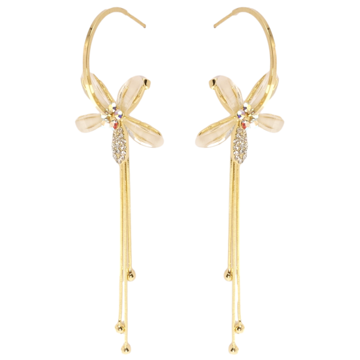 Сережки Xuping JEAN GOUJON Позолота 14K пусети Квіточки фото №16 Сережки Xuping JEAN GOUJON Позолота 14K пусети Квіточки фото №16