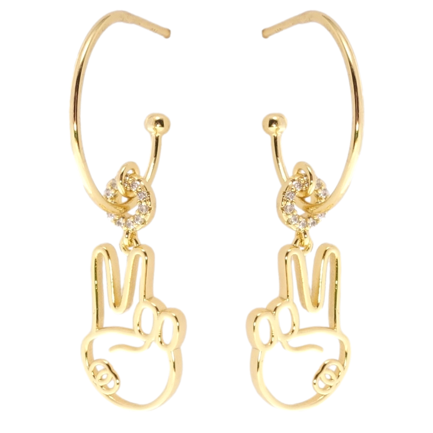 Сережки Xuping JEAN GOUJON Позолота 14K пусети Світ фото №1 Сережки Xuping JEAN GOUJON Позолота 14K пусети Світ фото №1