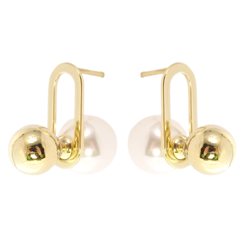 Серьги Xuping JEAN GOUJON Позолота 14K пусеты Шарики фото №2 Серьги Xuping JEAN GOUJON Позолота 14K пусеты Шарики фото №2