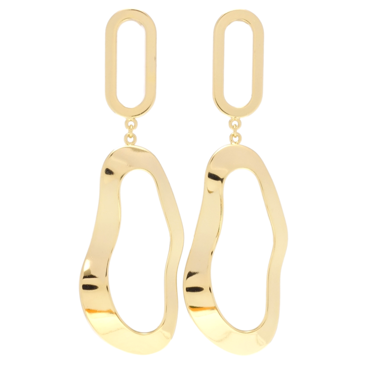 Сережки Xuping JEAN GOUJON Позолота 14K пусети Фігурні підвіски на один бік фото №17 Сережки Xuping JEAN GOUJON Позолота 14K пусети Фігурні підвіски на один бік фото №17