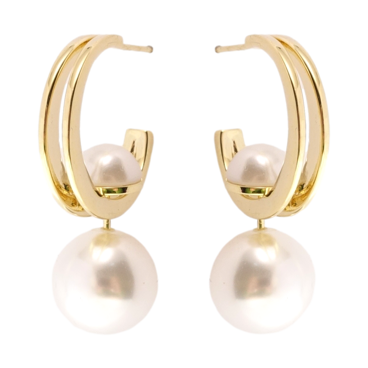 Сережки Xuping JEAN GOUJON Позолота 14K пусети Дуги із перлинними підвісками фото №22 Сережки Xuping JEAN GOUJON Позолота 14K пусети Дуги із перлинними підвісками фото №22