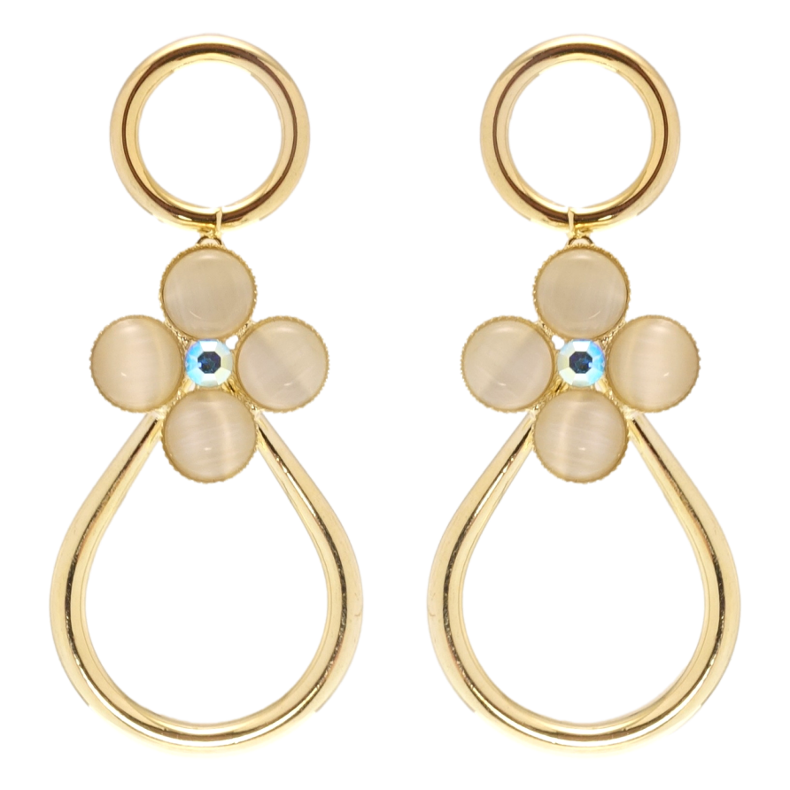 Сережки Xuping JEAN GOUJON Позолота 14K пусети Підвіски з квіточками фото №1 Сережки Xuping JEAN GOUJON Позолота 14K пусети Підвіски з квіточками фото №1