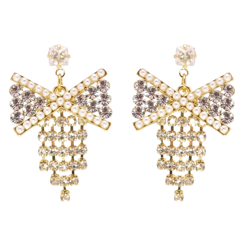 Серьги Xuping JEAN GOUJON Позолота 14K пусеты Банты фото №1 Серьги Xuping JEAN GOUJON Позолота 14K пусеты Банты фото №1