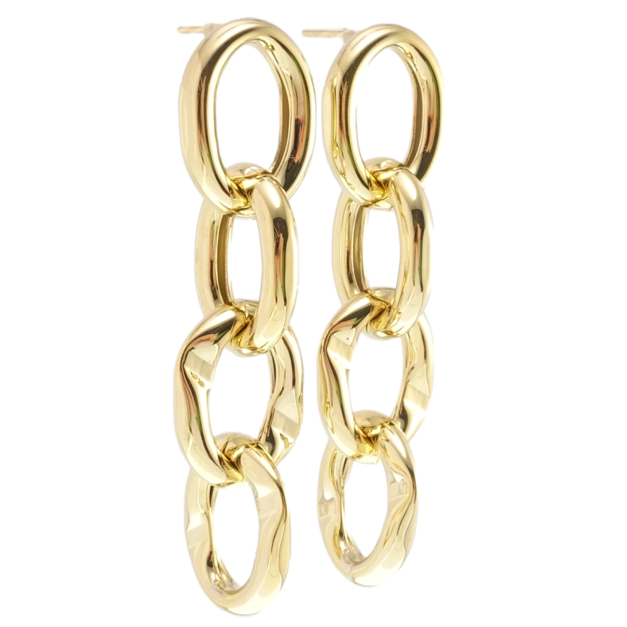 Сережки Xuping JEAN GOUJON Позолота 14K пусети Ланцюжок фото №1 Сережки Xuping JEAN GOUJON Позолота 14K пусети Ланцюжок фото №1