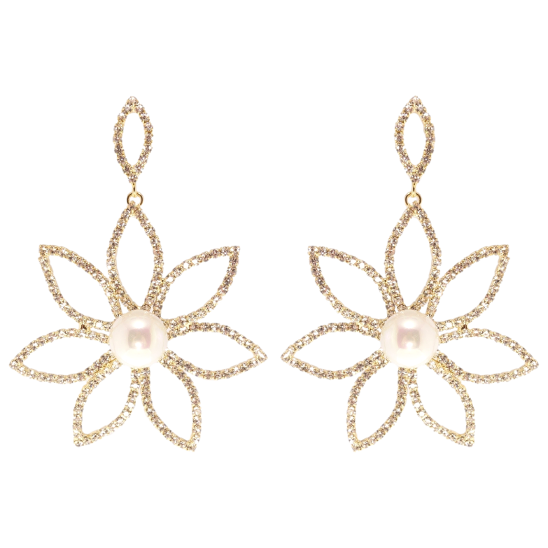 Сережки Xuping JEAN GOUJON Позолота 14K пусети Квіточки фото №1 Сережки Xuping JEAN GOUJON Позолота 14K пусети Квіточки фото №1