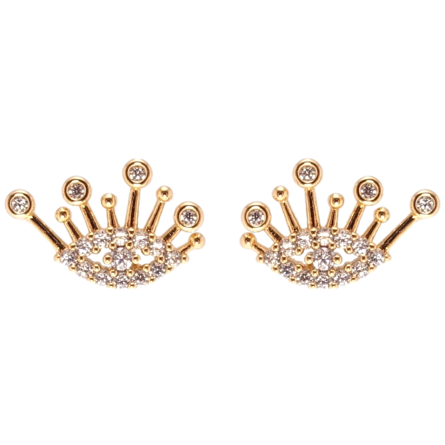 Сережки Xuping JEAN GOUJON Позолота 18K пусети Очі фото №1 Сережки Xuping JEAN GOUJON Позолота 18K пусети Очі фото №1