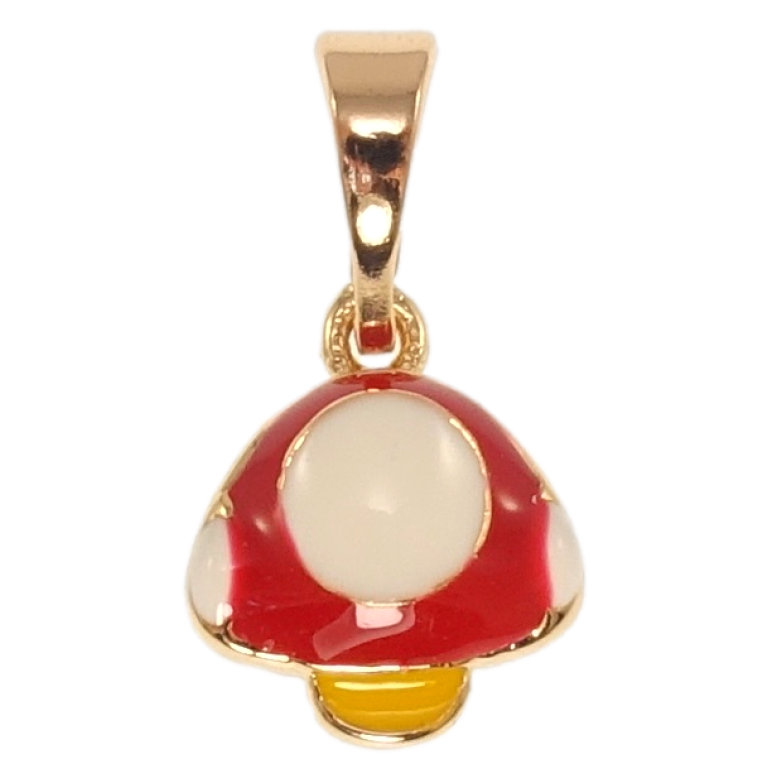 Кулон детский Xuping Позолота 18K Мухомор для цепочки до 5мм фото №1 Кулон детский Xuping Позолота 18K Мухомор для цепочки до 5мм фото №1