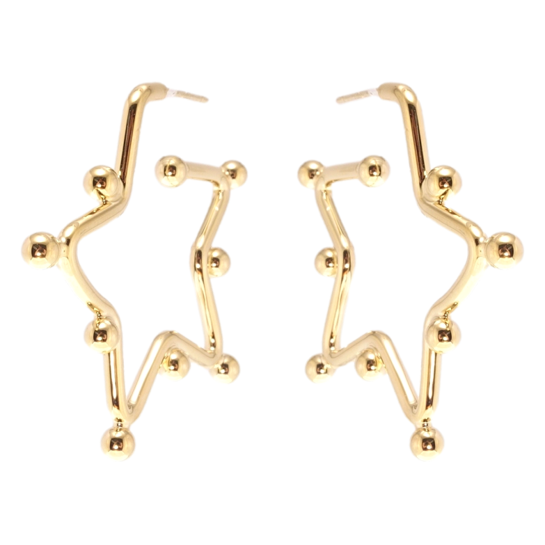 Серьги Xuping JEAN GOUJON Позолота 14K пусеты Звезды фото №1 Серьги Xuping JEAN GOUJON Позолота 14K пусеты Звезды фото №1