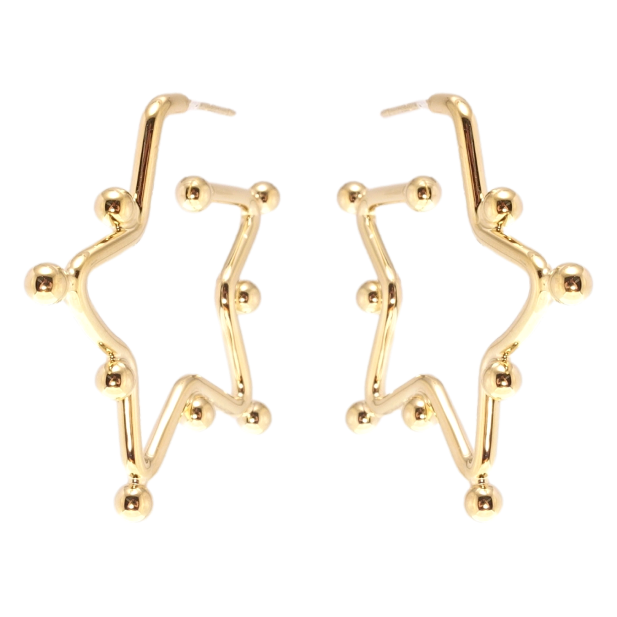 Серьги Xuping JEAN GOUJON Позолота 14K пусеты Звезды фото №1 Серьги Xuping JEAN GOUJON Позолота 14K пусеты Звезды фото №1