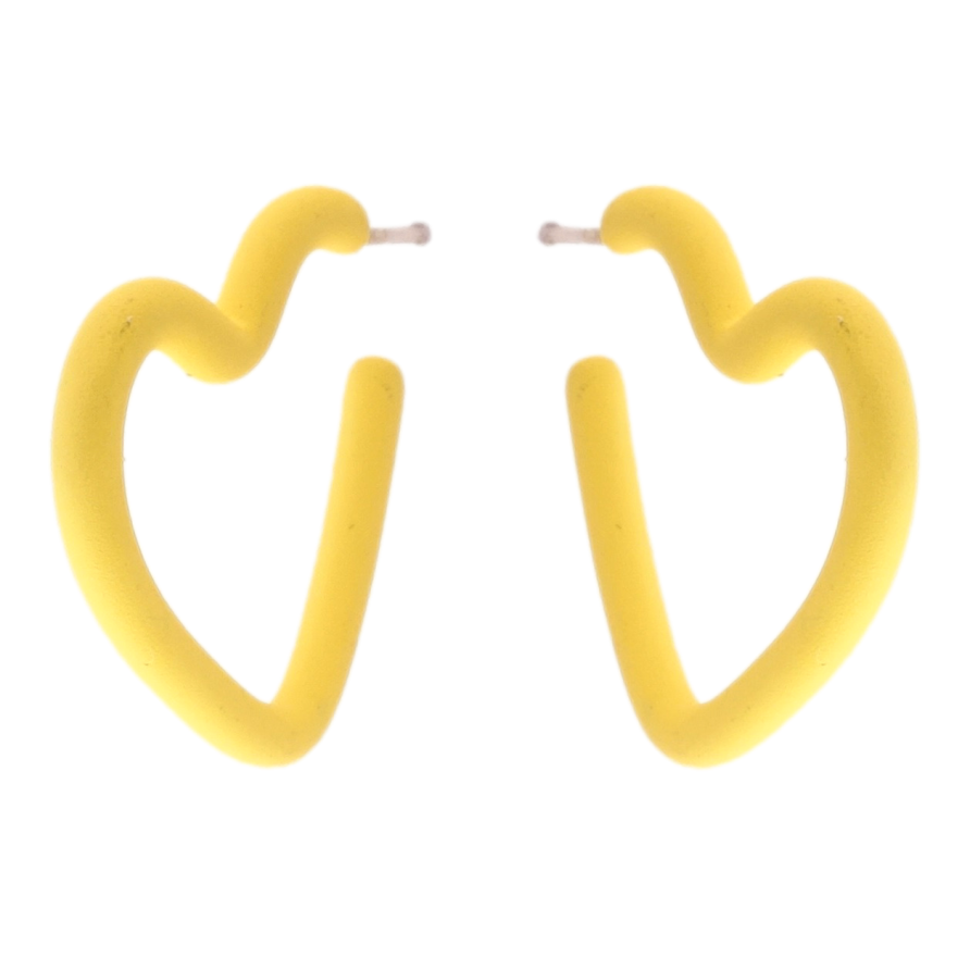 Сережки Xuping JEAN GOUJON Родій пусети Сердечки жовте покриття Soft-touch фото №1 Сережки Xuping JEAN GOUJON Родій пусети Сердечки жовте покриття Soft-touch фото №1