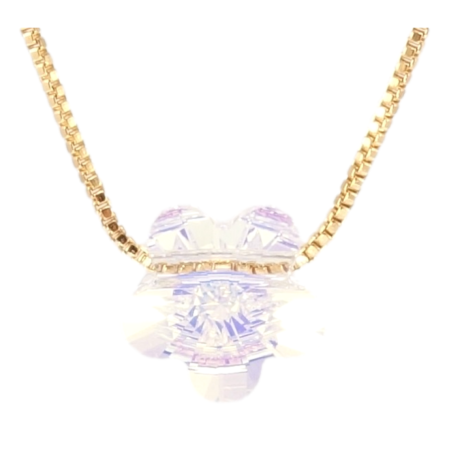 Кулон Xuping цвет 18K с кр-ми Swarovski на цепочке Кристальный цветок Shimmer длина 40-45см х 1мм фото №1 Кулон Xuping цвет 18K с кр-ми Swarovski на цепочке Кристальный цветок Shimmer длина 40-45см х 1мм фото №1