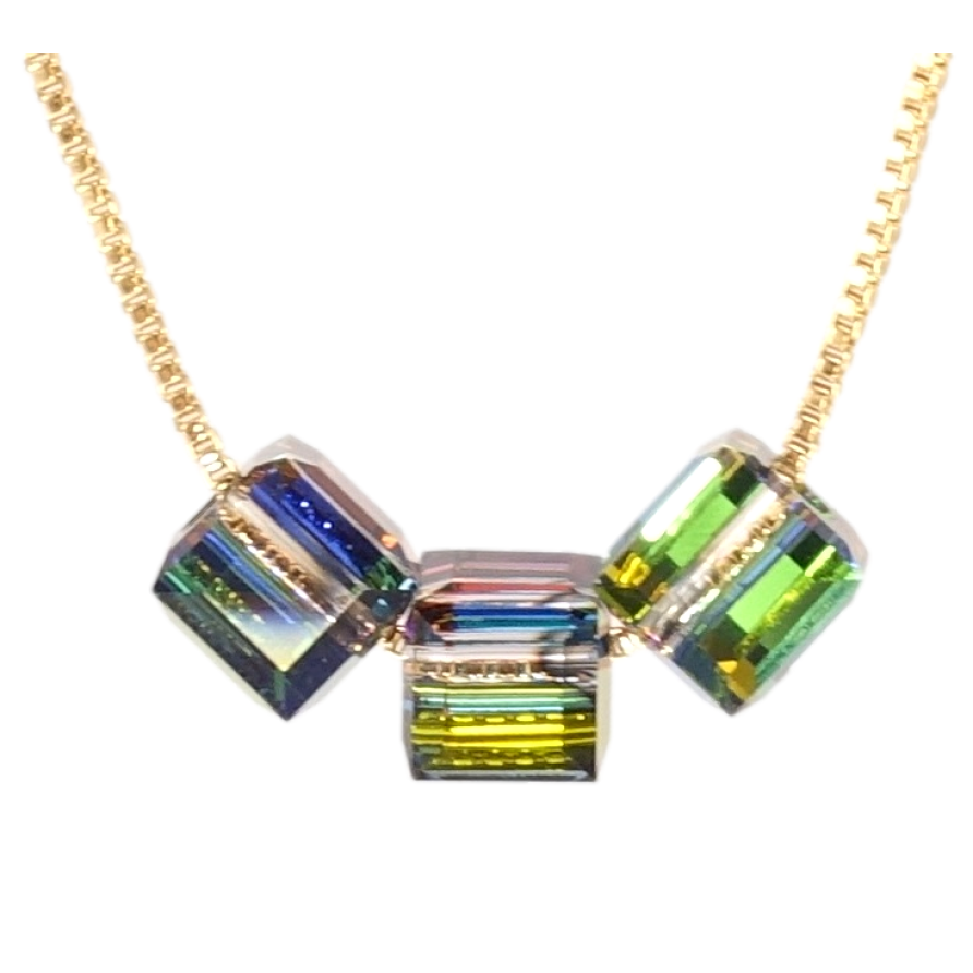 Кулон Xuping цвет 18K с кр-ми Swarovski на цепочке Кристальные бусины Vitrail Medium длина 40-45см х 1мм фото №1 Кулон Xuping цвет 18K с кр-ми Swarovski на цепочке Кристальные бусины Vitrail Medium длина 40-45см х 1мм фото №1