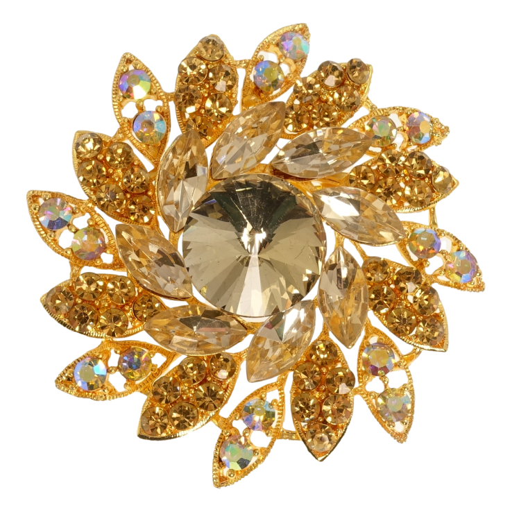 Брошь Золотой Цветок фото №24