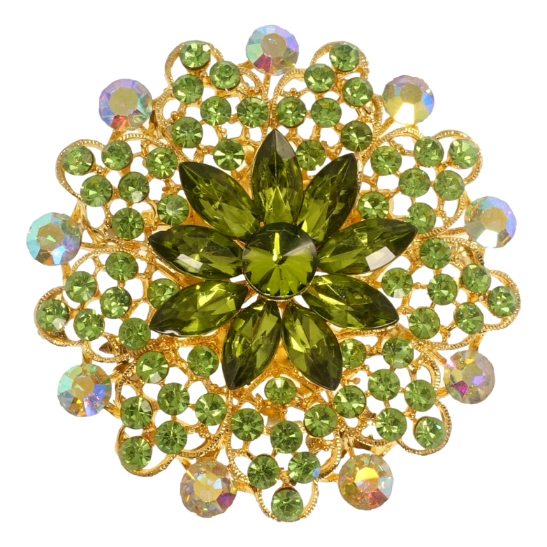 Брошь Зелёный Цветок фото №1