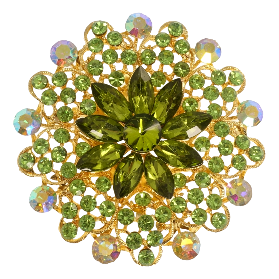 Брошь Зелёный Цветок фото №1