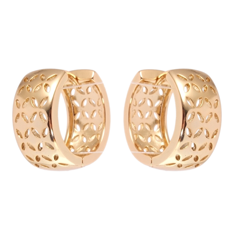 Сережки Xuping Позолота 18K колечка Різний орнамент фото №1