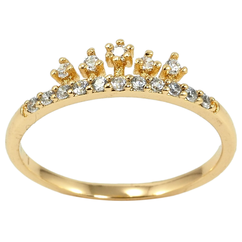 Кольцо Xuping Позолота 18K Корона фото №1