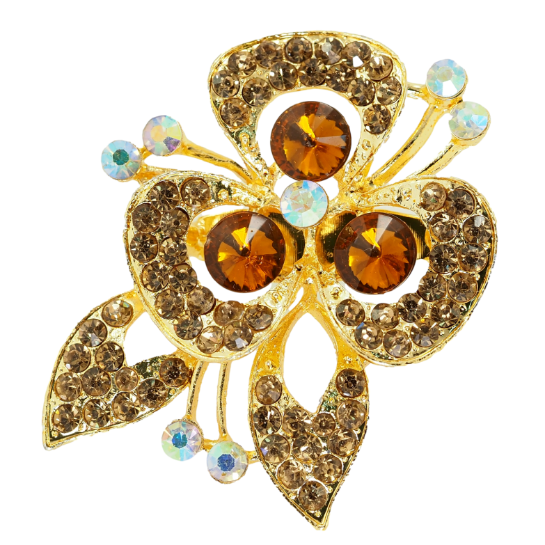 Брошь Коричневый Цветок фото №3 Брошь Коричневый Цветок фото №3