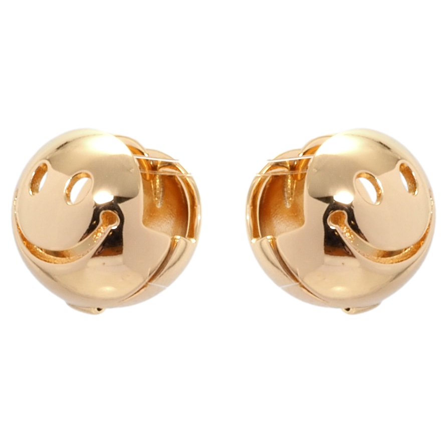 Сережки Xuping Позолота 18K колечка Смайли фото №1 Сережки Xuping Позолота 18K колечка Смайли фото №1