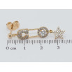 Серьги Xuping Позолота 18K пусеты Звезды на булавке с цирконием фото №2 Серьги Xuping Позолота 18K пусеты Звезды на булавке с цирконием фото №2