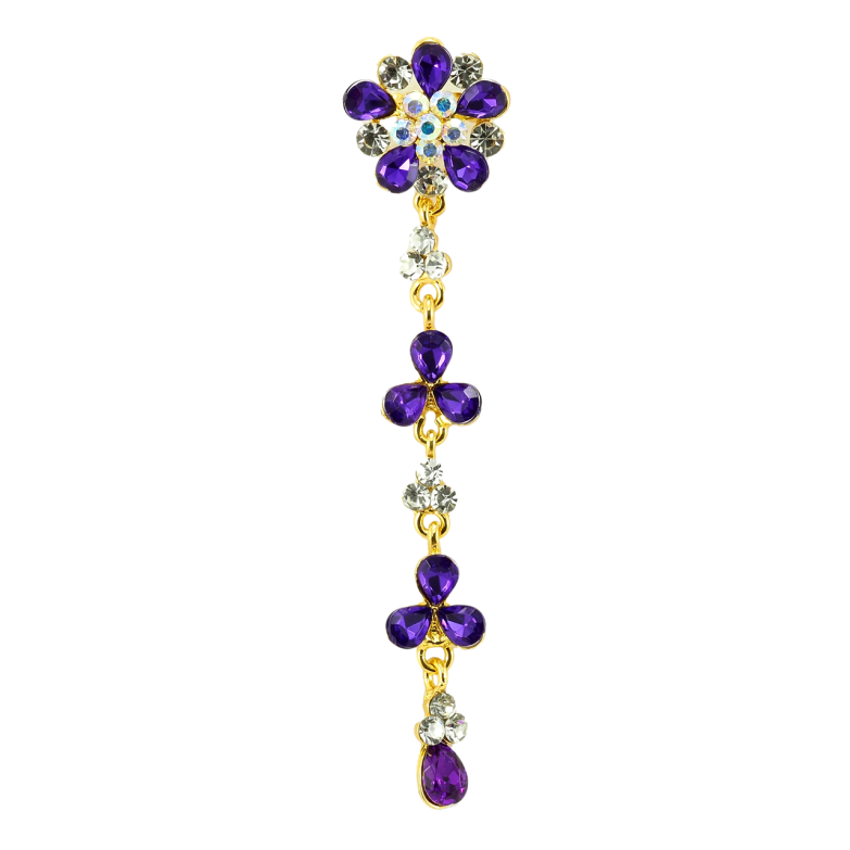 Брошь Фиолетовые Цветочки фото №1